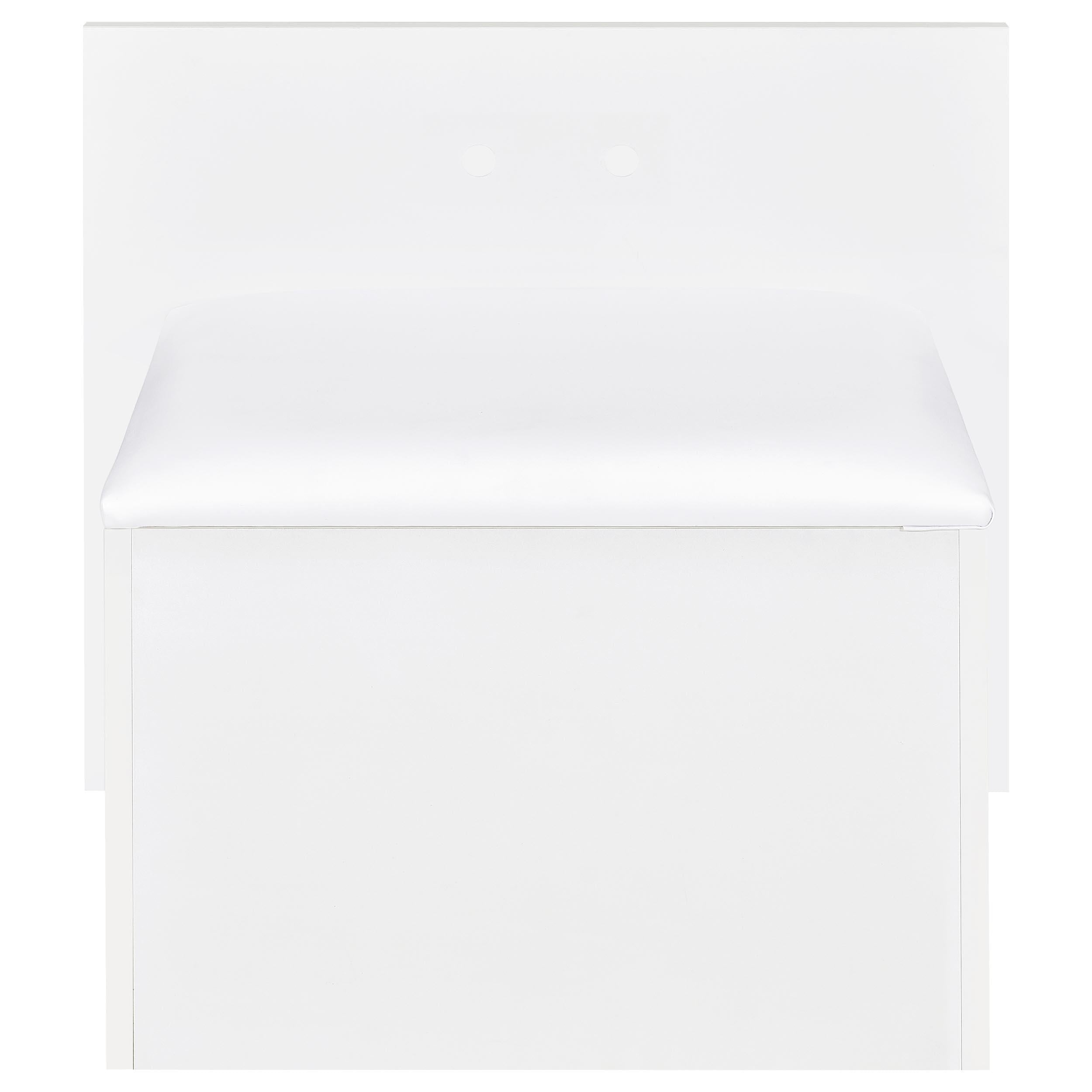 Flora 2-drawer Vanity Set with LED Mirror High Gloss