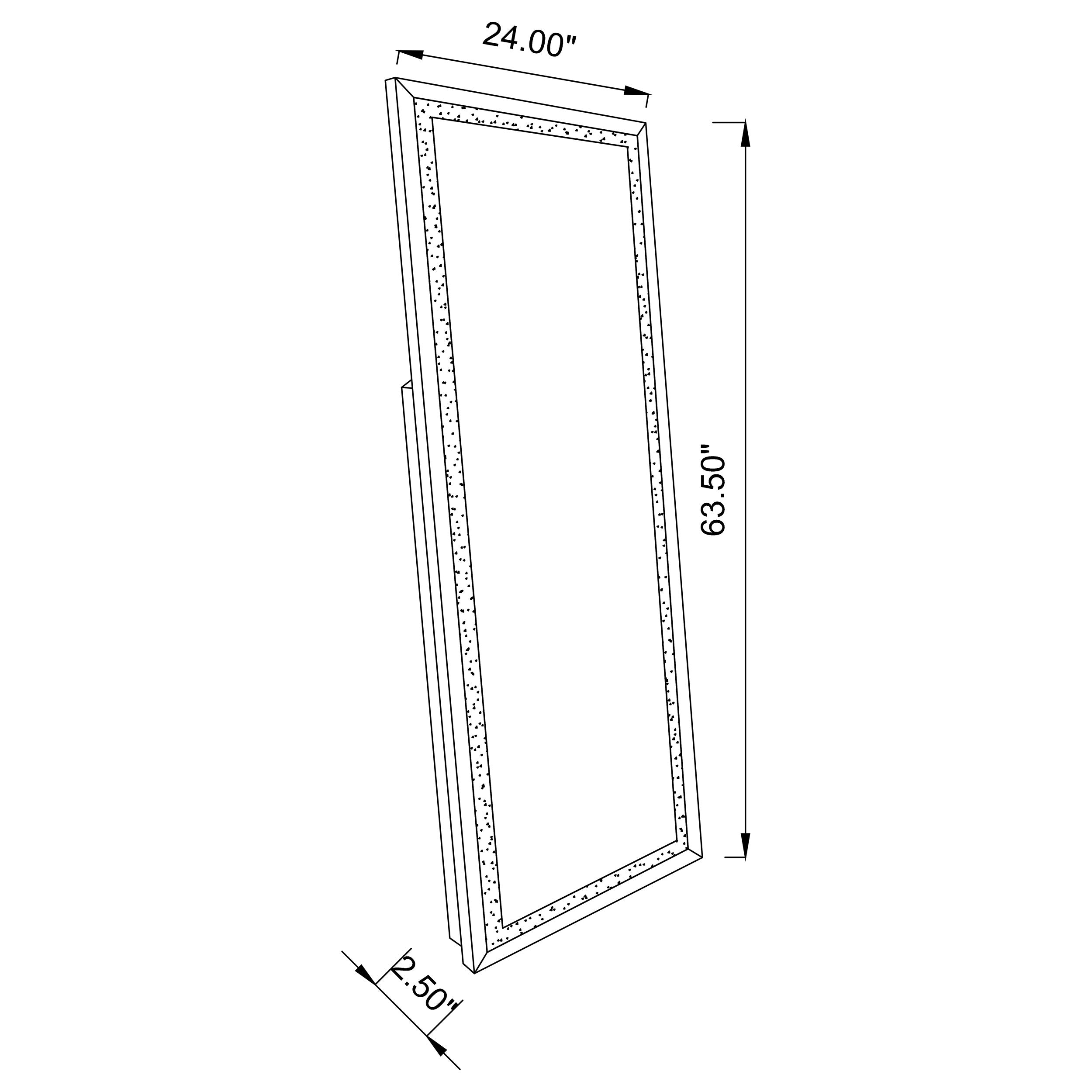 Seraphina Standing Mirror