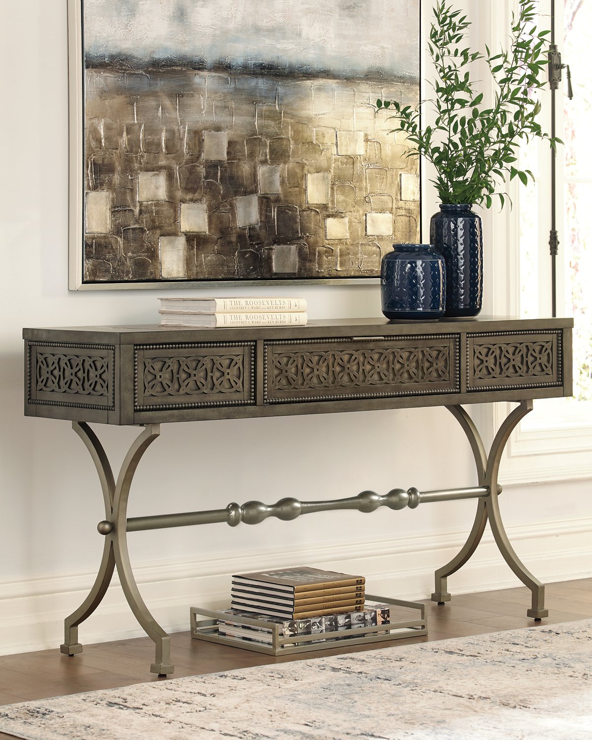 Quinnland Sofa/Console Table