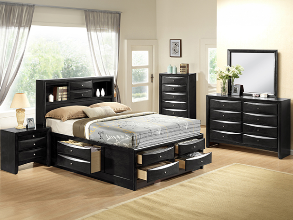 Emily Bedroom Set Black