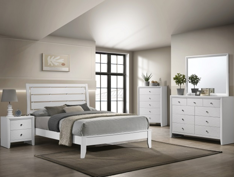 Evan White Bedroom Set