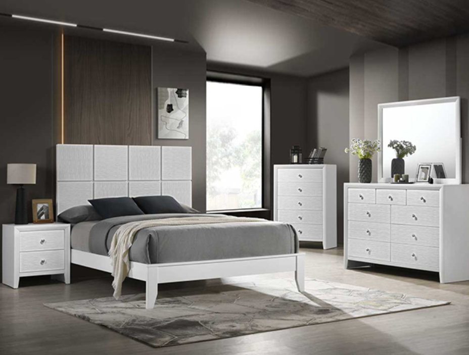 Denker-Evan White Bedroom Set