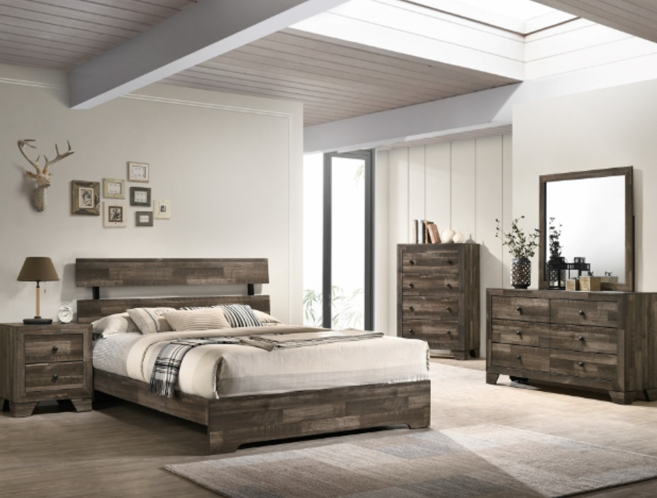 Atticus Gray Bedroom Set