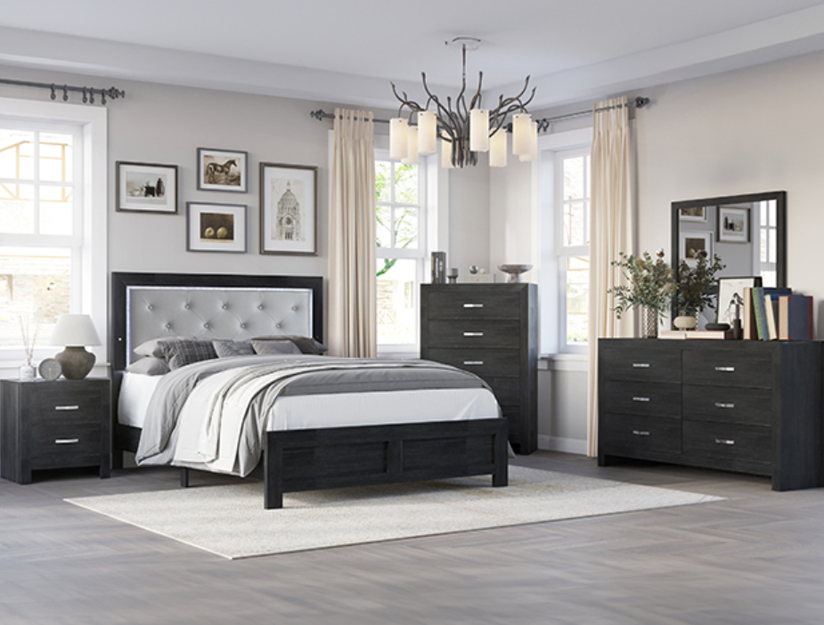 Jaylen Black Bedroom Set