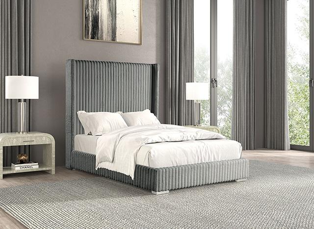 Cadwell Bed Black, Grey, Pink & White