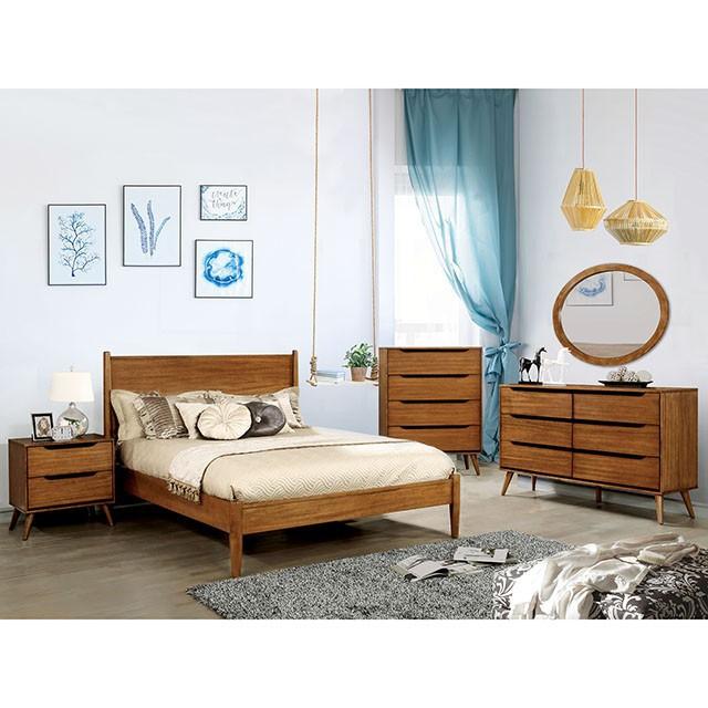 Lennart Oak Queen Bed