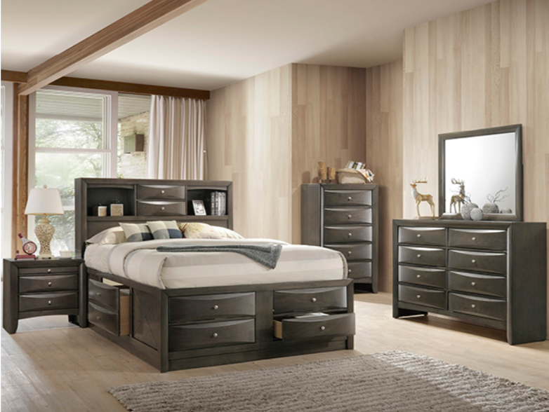 Emily Bedroom Set Gray