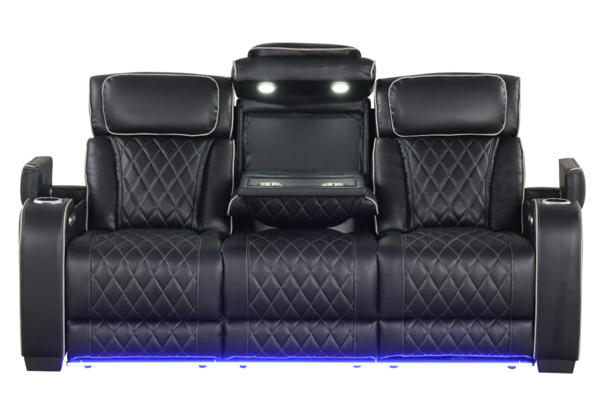 Titan Black Reclining Living Room Set