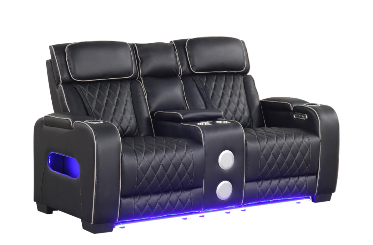 Titan Black Reclining Living Room Set