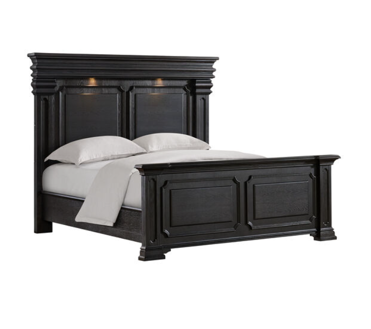 Kings Court Black Bedroom Set