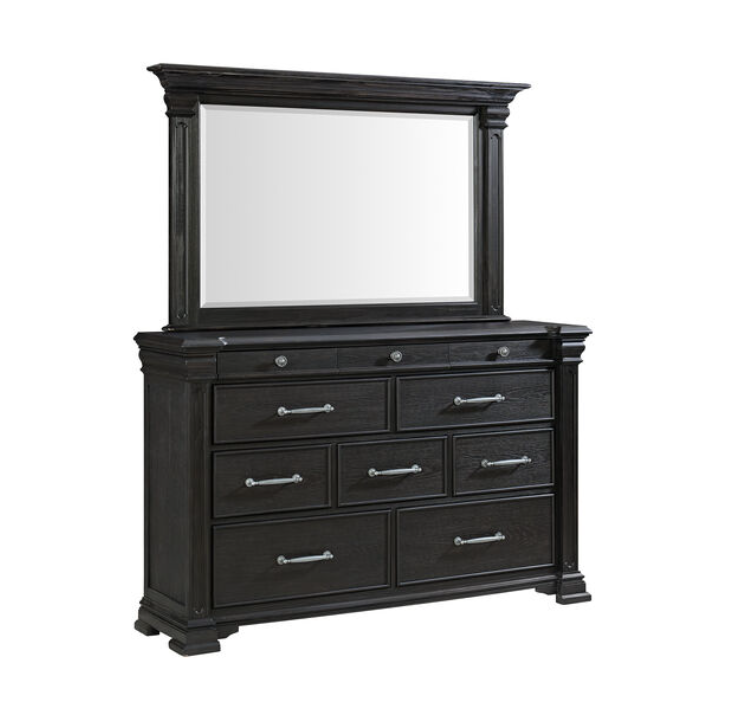 Kings Court Black Bedroom Set
