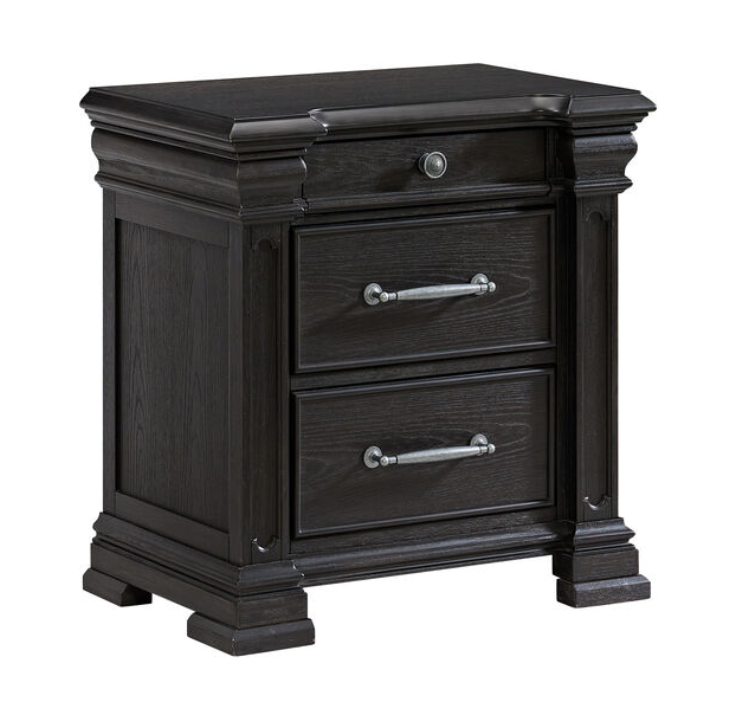 Kings Court Black Bedroom Set