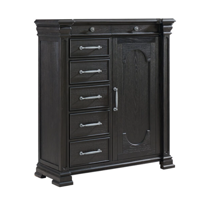 Kings Court Black Bedroom Set