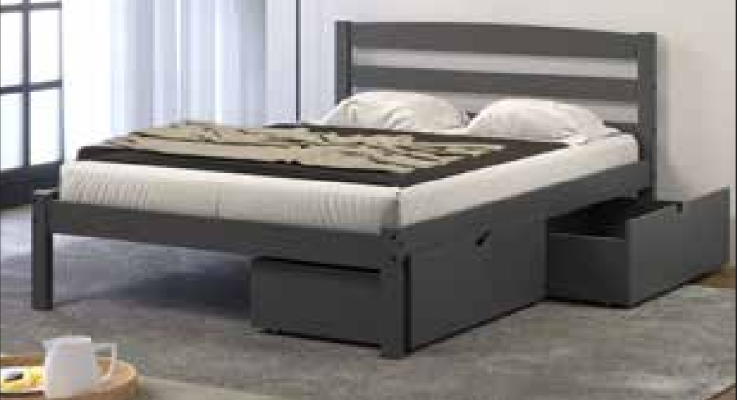 Econo Bed Dark Grey