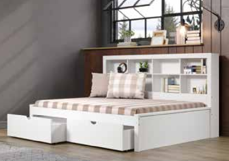 Bookcase Daybed White
