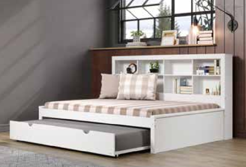 Bookcase Daybed White
