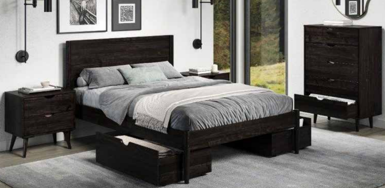 Platform Bed Urban Walnut