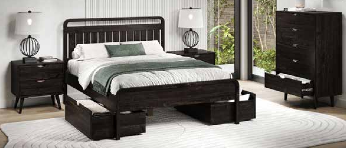 Platform Bed Urban Walnut