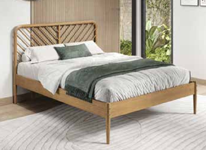 Urban Oak Bed with Drawers