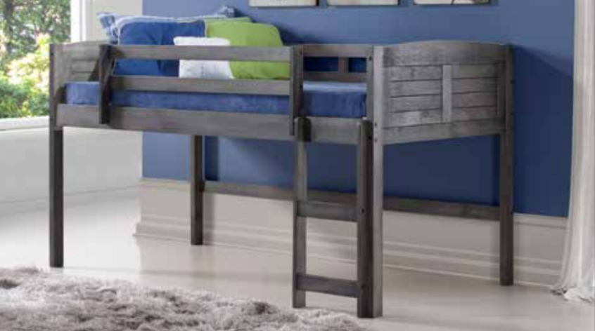 Louver Modular Low Loft Bed