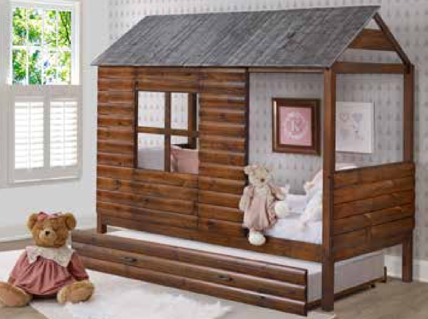 Log Cabin Bed