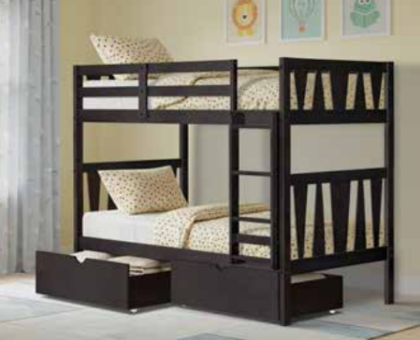 Urban Walnut Bunk Bed