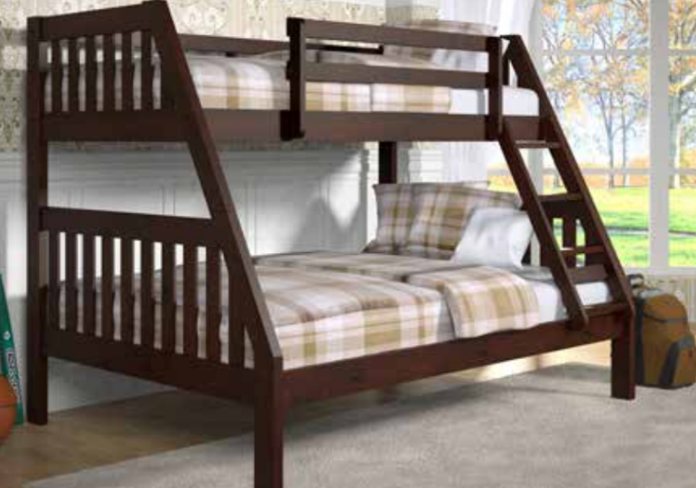 Dark Cappuccino Mission Bunk Bed