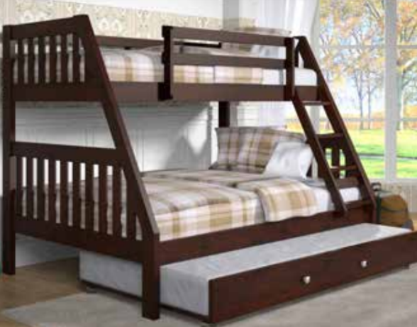 Dark Cappuccino Mission Bunk Bed