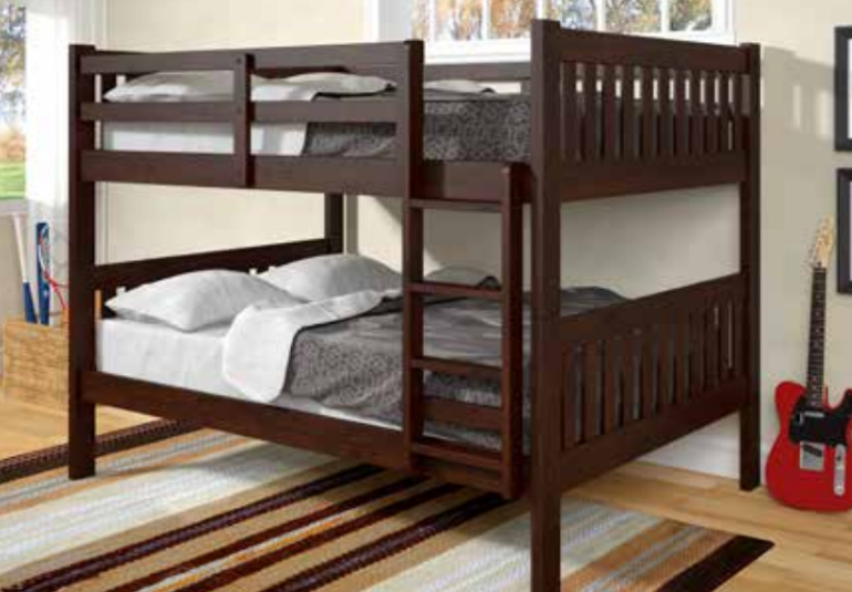 Dark Cappuccino Mission Bunk Bed