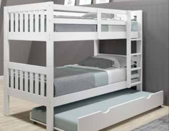 White Mission Bunk Bed