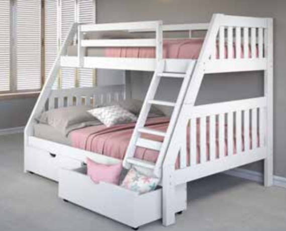 White Mission Bunk Bed