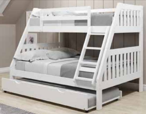 White Mission Bunk Bed