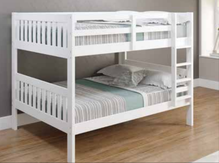 White Mission Bunk Bed