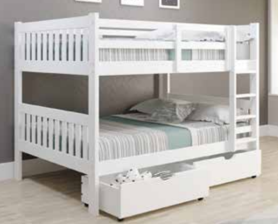 White Mission Bunk Bed