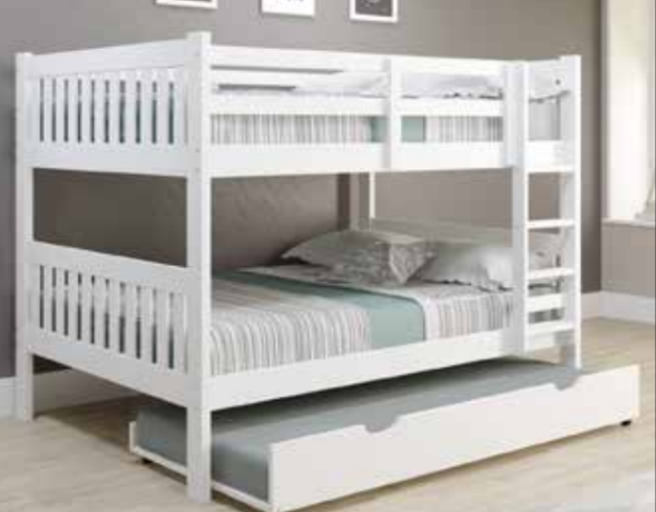 White Mission Bunk Bed