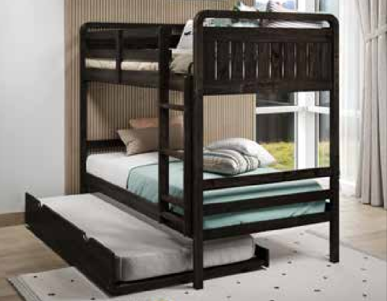 Twin/Twin Urban Walnut Bunk Bed