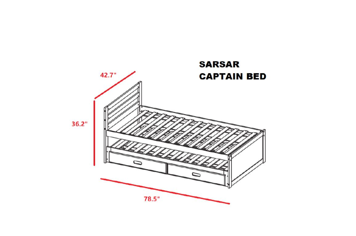Sarsar Captain Bed