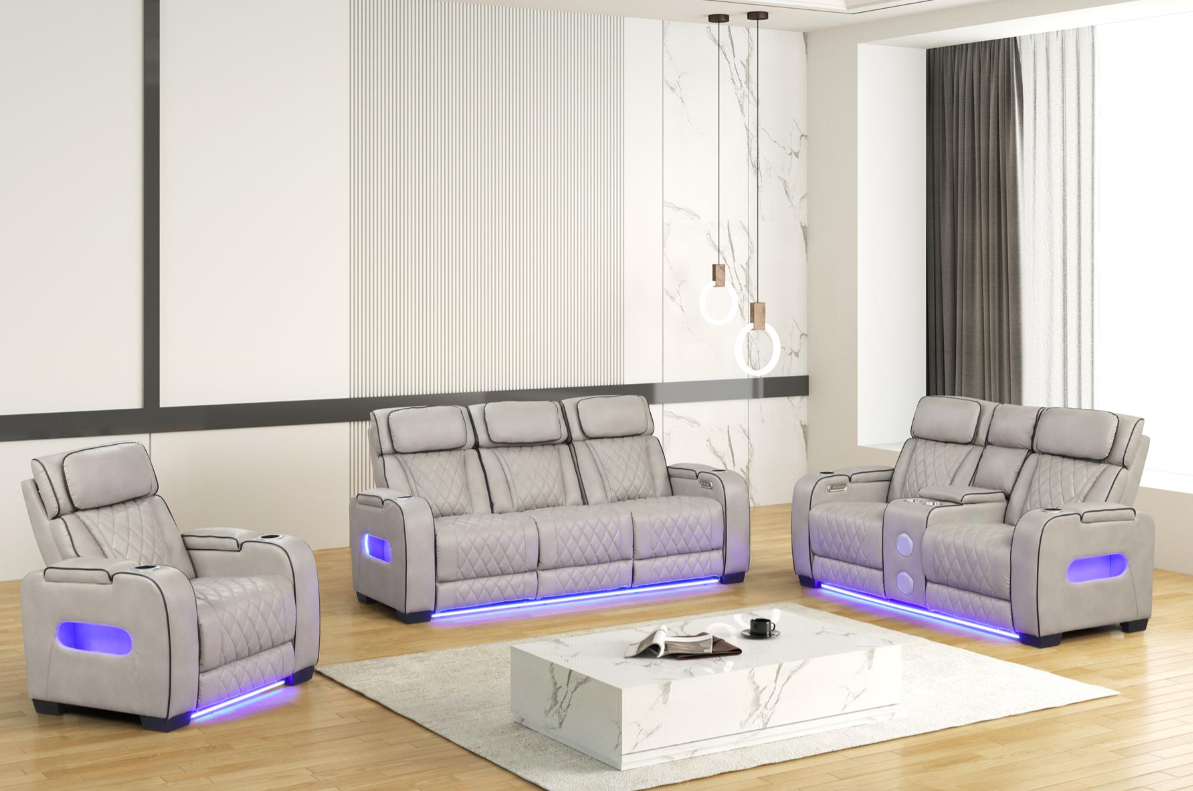 Titan Grey Reclining Set