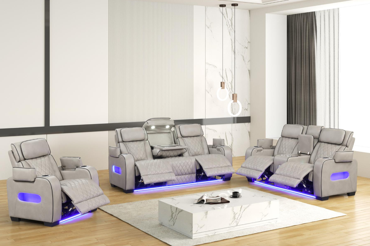 Titan Grey Reclining Set