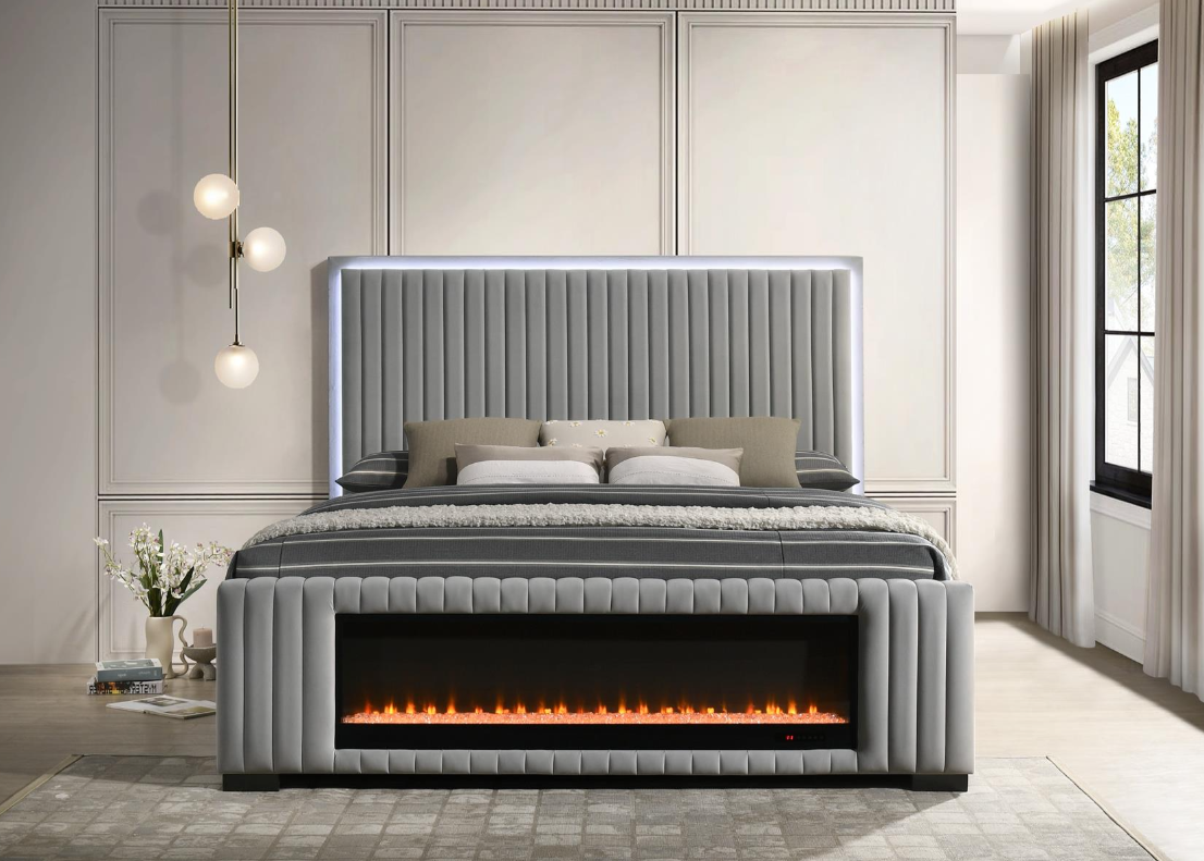 Velvet Amber Bed