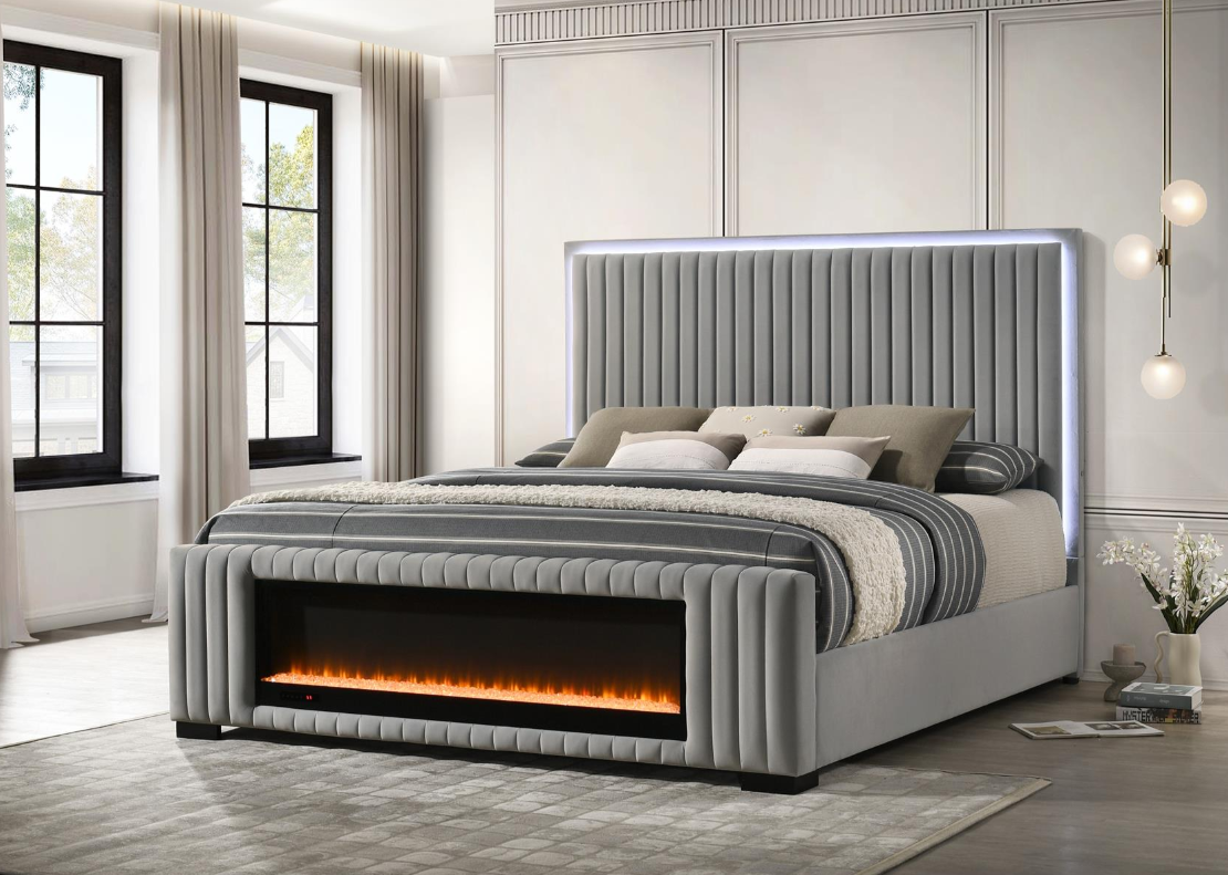 Velvet Amber Bed