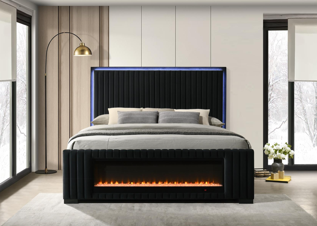 Velvet Amber Bed