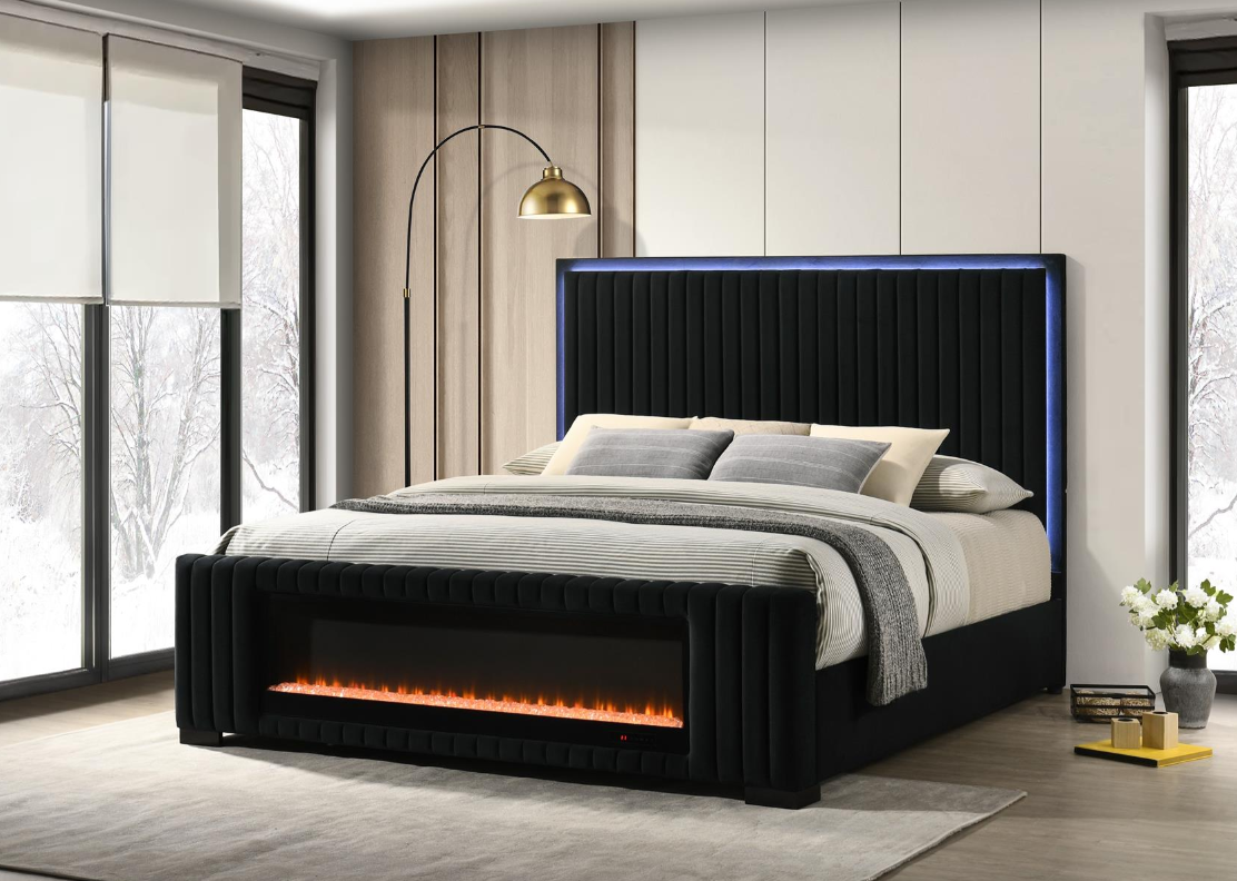 Velvet Amber Bed