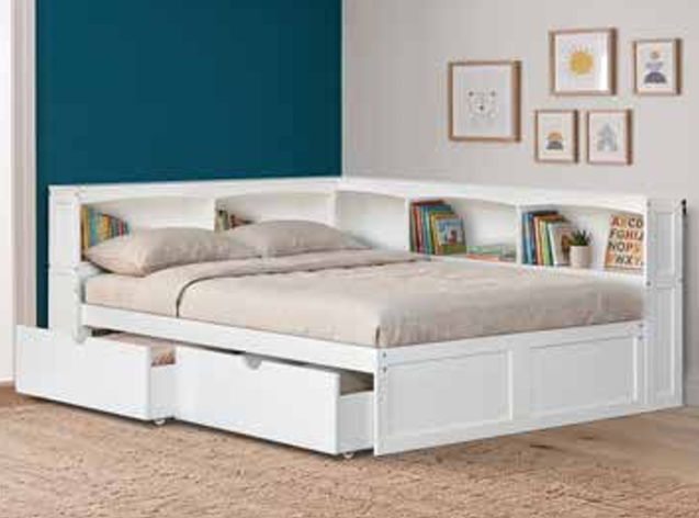 Bookcase Corner Bed