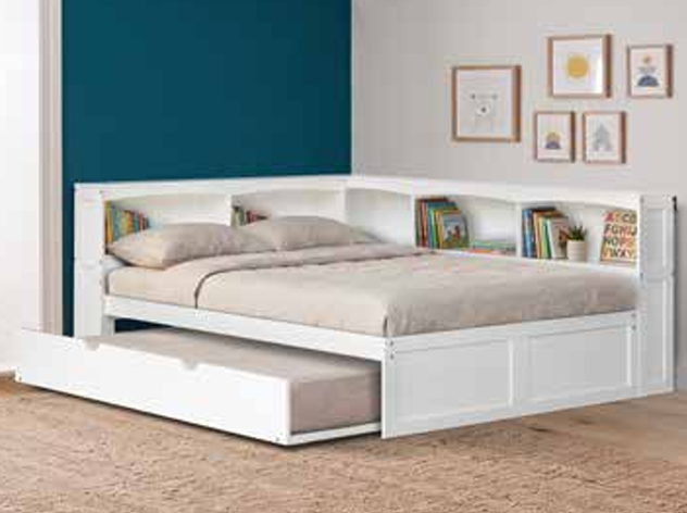 Bookcase Corner Bed