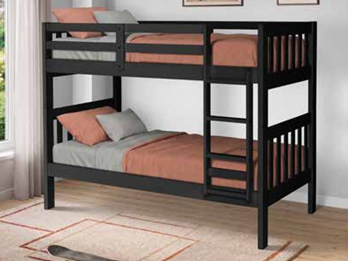 Black Mission Bunk Bed