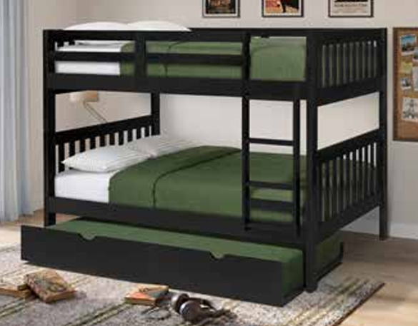 Black Mission Bunk Bed