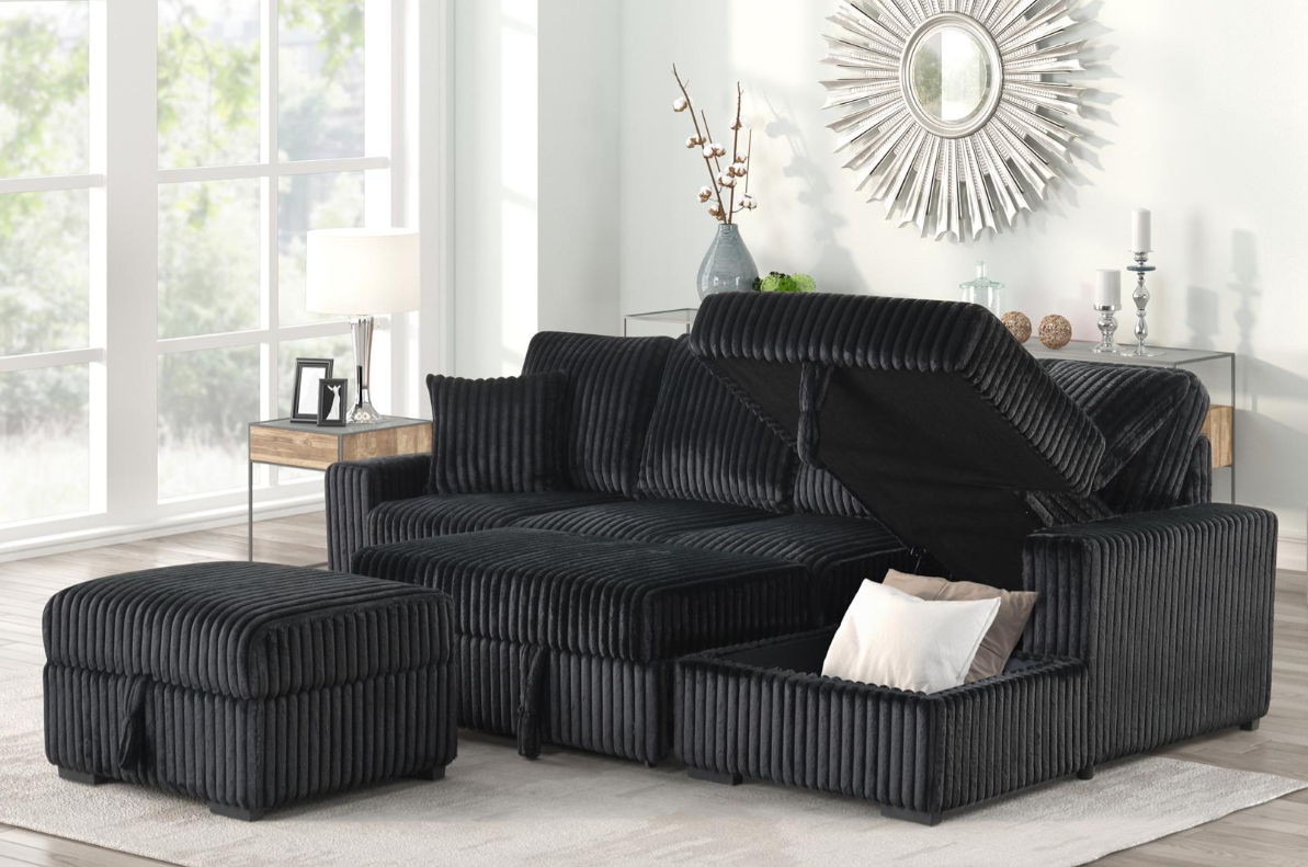Cozy Sectional with Ottoman