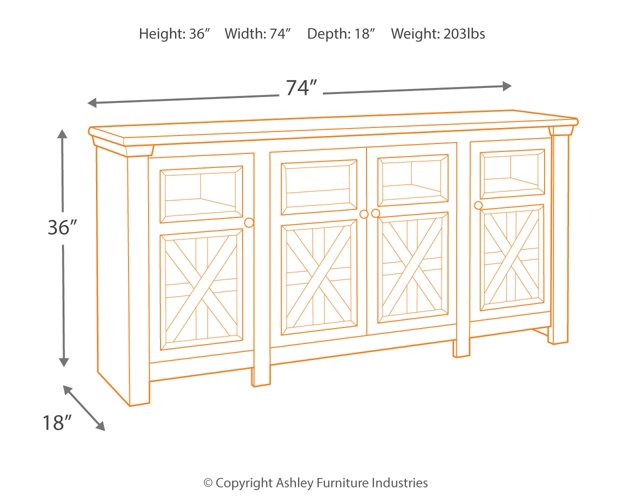 Bolanburg 74" TV Stand