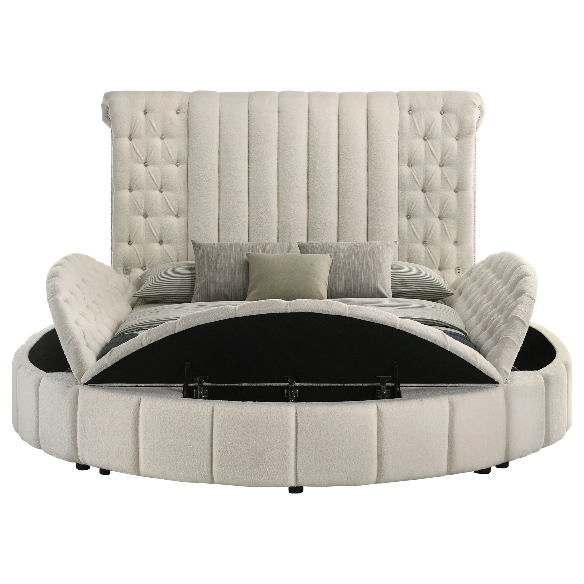 Sonya Panel Floor Storage Bed